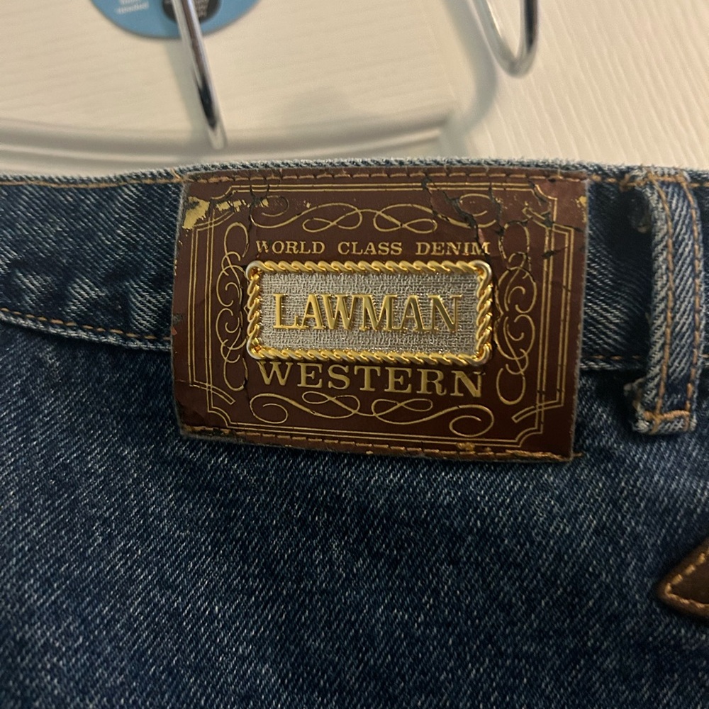Dark wash Straight leg Lawman Jeans